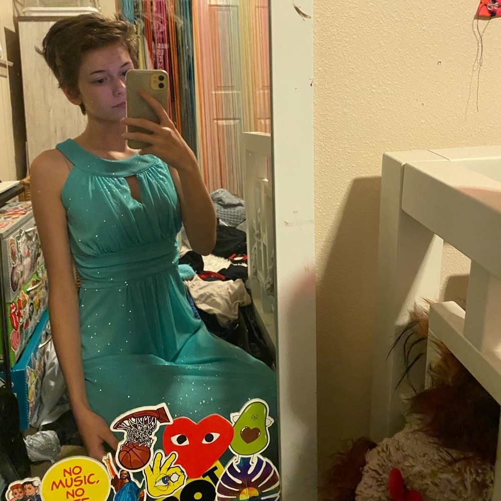 Prom dress blue